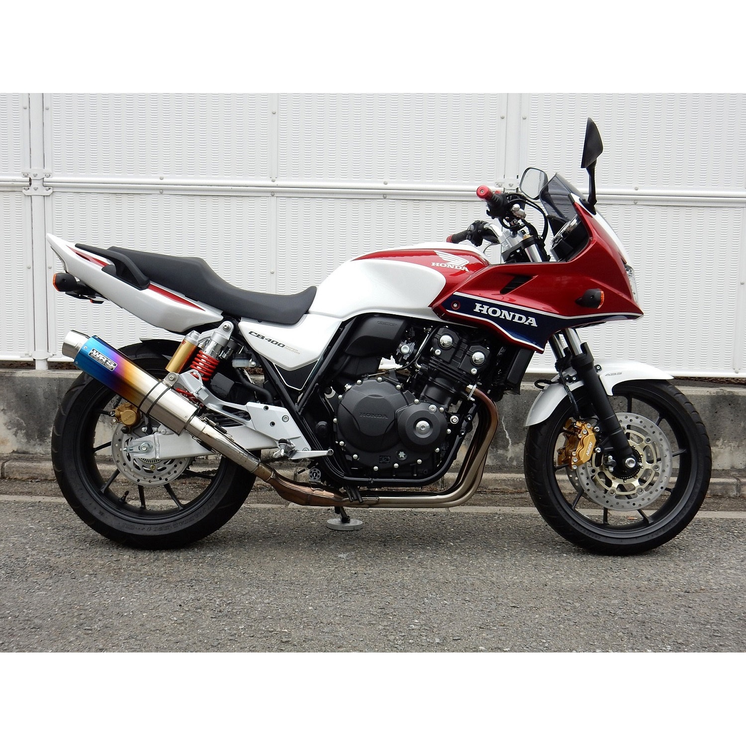 BK1455JM S/O ラウンド・焼き色チタンサイレンサー 08-17 CB400SF 1個 WR’S(ダブルアールズ) 【通販モノタロウ】