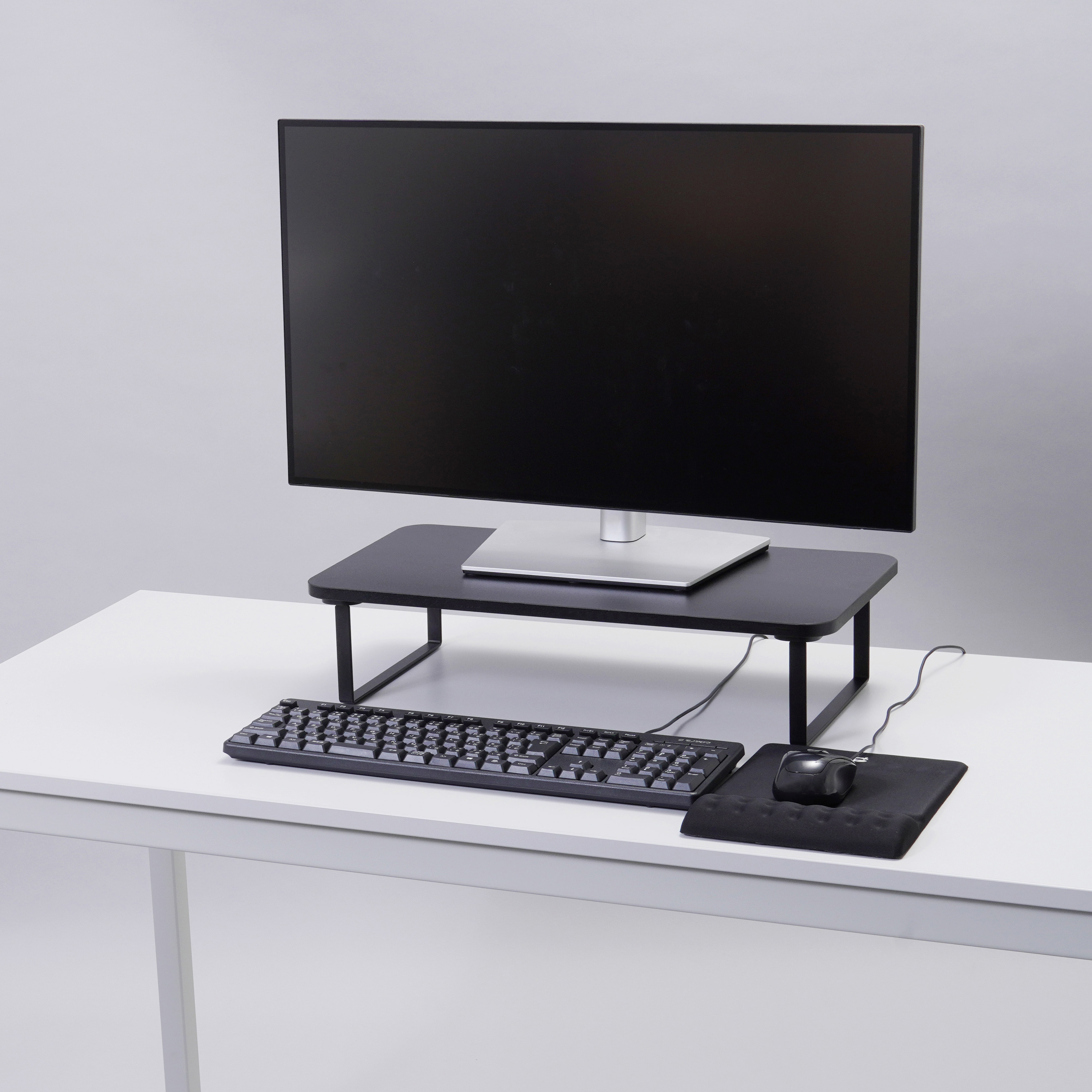 M 机上用モニター台 工具不要ワンタッチ取付タイプ モノタロウ