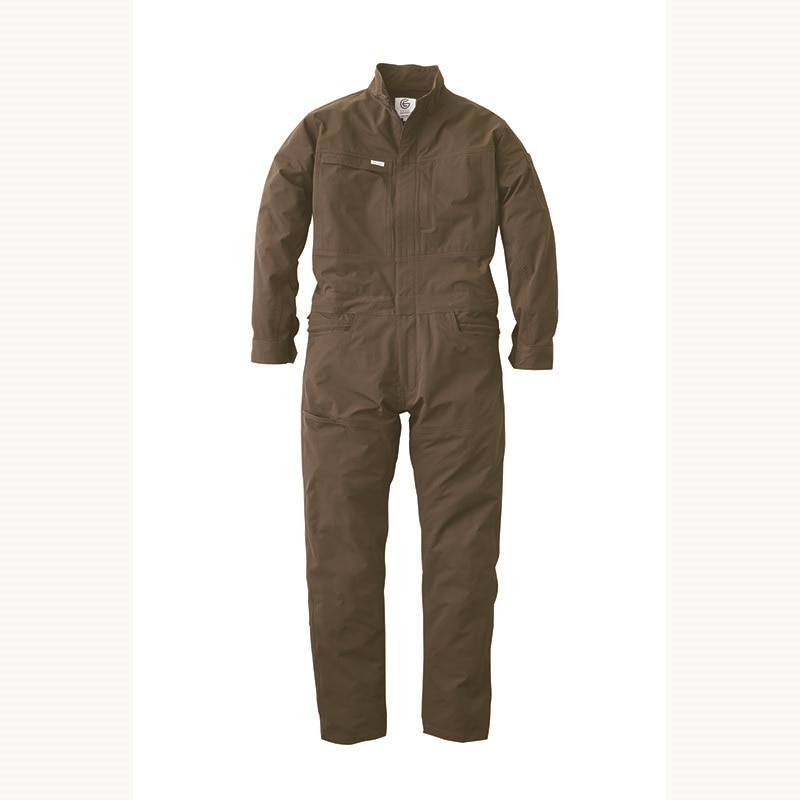 GE-670-45-S エアストレッチツナギ GRACE ENGINEER’S モカブラウン色 着丈50cm袖丈56.5cm  GE-670-45-S