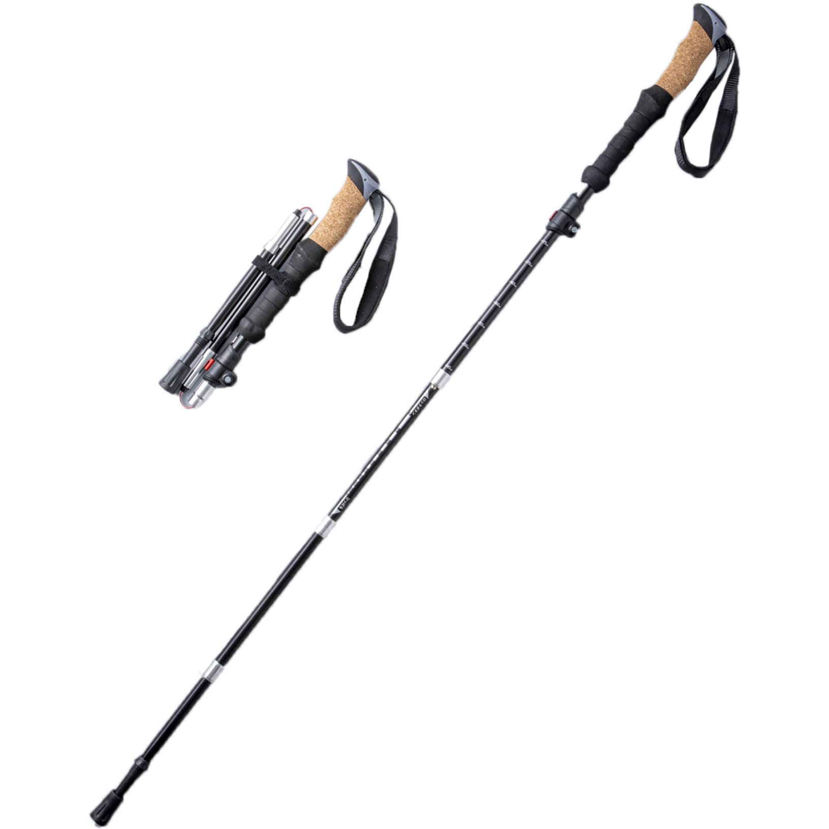 Se-30199 折り畳みウォーキングポール マリン商事 ブラック色