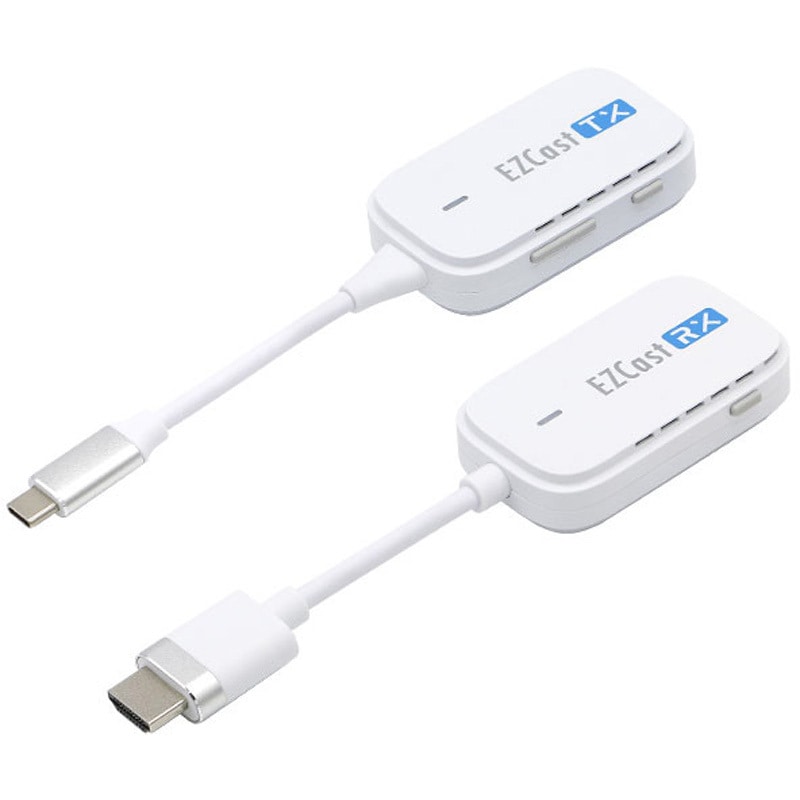 EZCASTPOCKET-C1R1-AC ワイヤレス USB-C to HDMI【 USB/AC変換アダプタ付属モデル】 1セット プリンストン 【通販モノタロウ】