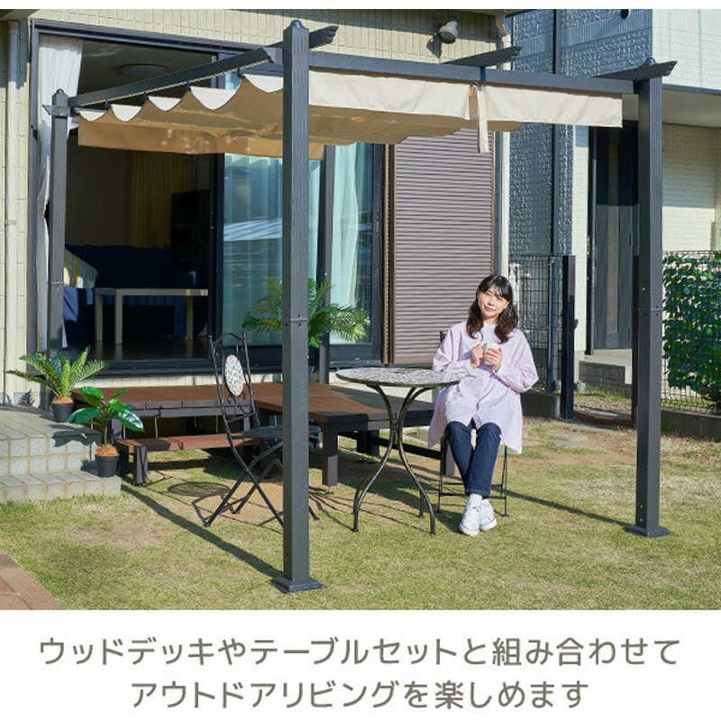 新品未使用箱不良　YAMAZEN パーゴラガゼボ2x2m YPGー220 新品未使用箱不良 YAMAZEN パーゴラガゼボ2x2m YPGー220 dショッピング