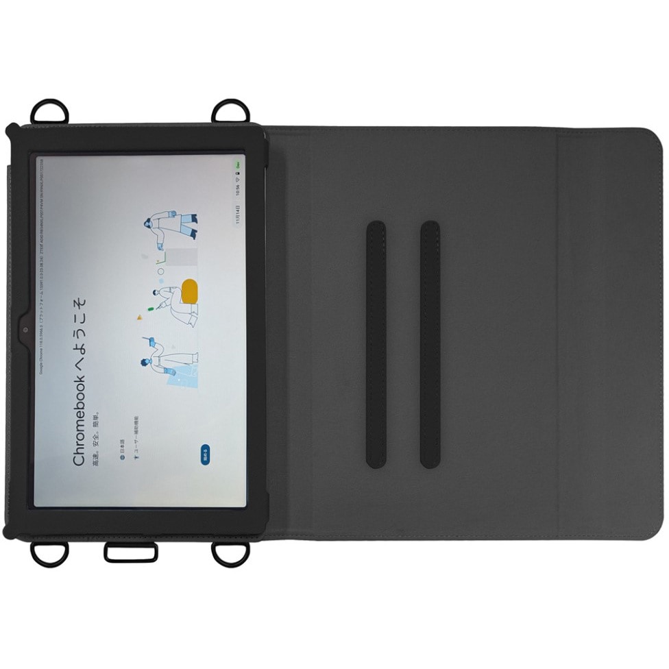 MDS-TCCASCM30BK ASUS Chromebook CM30 Detachable CM3001対応手帳型