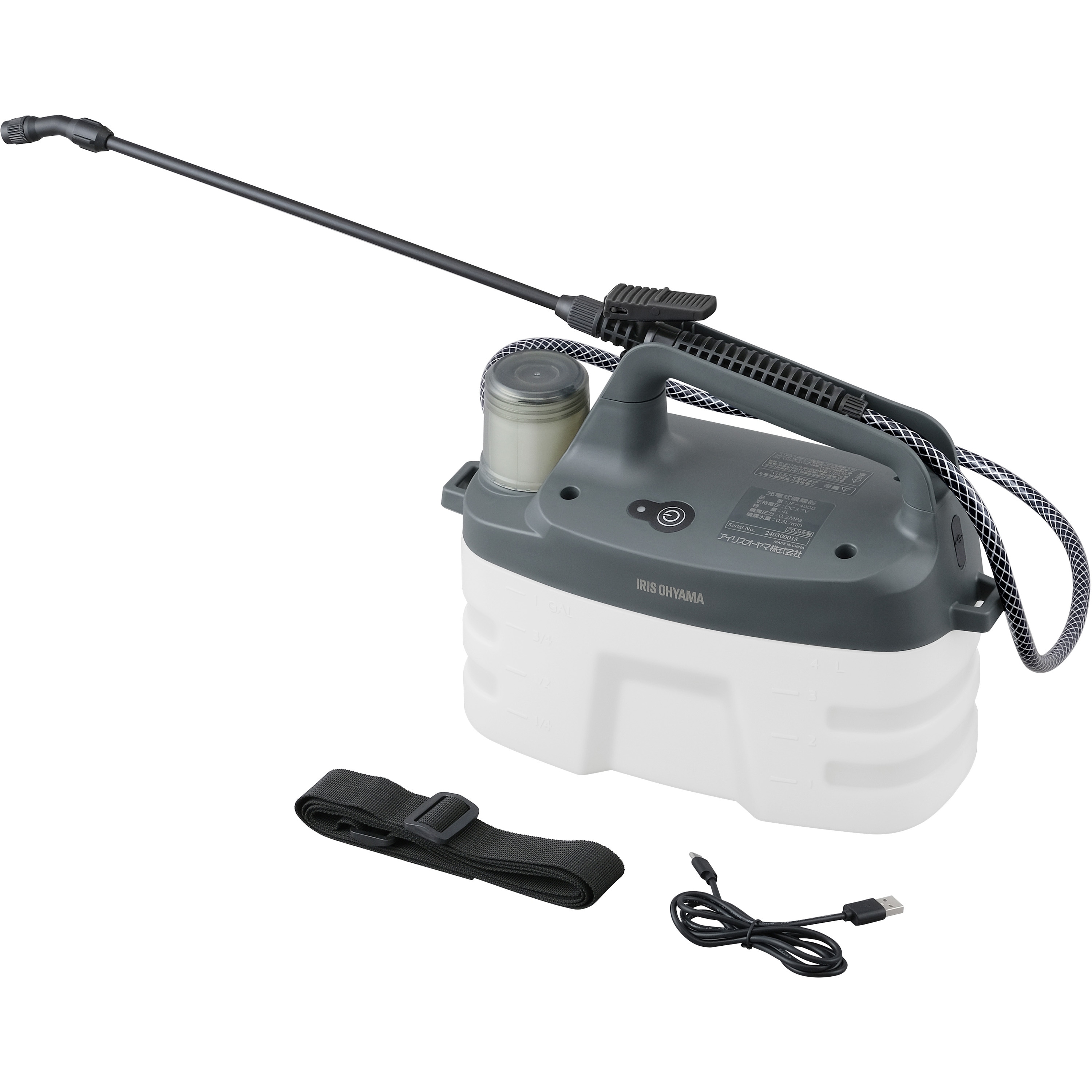 JF-4000 充電式噴霧器 1台 アイリスオーヤマ 【通販モノタロウ】