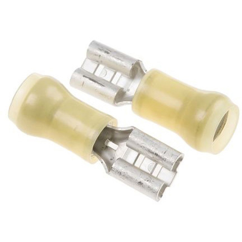 640907-1 TE Connectivity 640907-1 スペードコネクタ TE Connectivity Japan(旧:TYCOELECTRONICS(タイコエレクトロニクス)) シリーズPIDG FASTON .250 圧着 レセプタクルタイプ