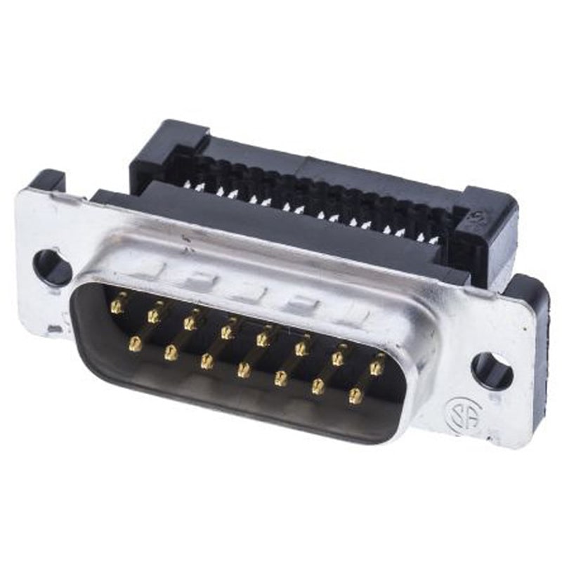 1658613-3 TE Connectivity D-subコネクタ， 15極， オス， ケーブルマウント， 1658613-3 TE Connectivity Japan(旧:TYCOELECTRONICS(タイコエレクトロニクス)) ピッチ2.76mm シリーズAmplimite HDF-20 結線方法IDC 長さ39.14mm 1セット(40個) 26,235円