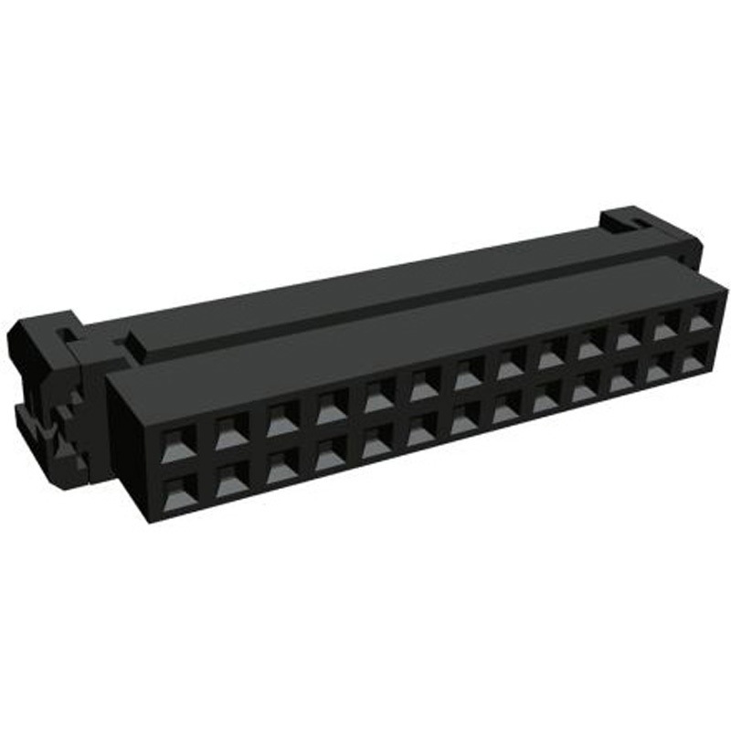 2-111626-7 TE Connectivity IDCコネクタ 2.0mmピッチ 26極 2列 メス， AMP-LATCHシリーズ， 2-111626-7 TE Connectivity Japan(旧:TYCOELECTRONICS(タイコエレクトロニクス)) ケーブルマウント ライトアングル 定格電圧125.0 V ac