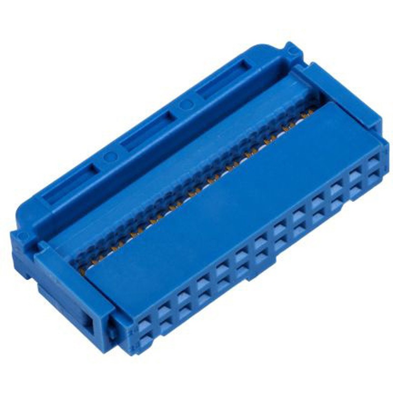 1-1658527-0 TE Connectivity IDCコネクタ 2.54mmピッチ 26極 2列 メス， AMP-LATCH 622シリーズ， 1-1658527-0 TE Connectivity Japan(旧:TYCOELECTRONICS(タイコエレクトロニクス)) ケーブルマウント ライトアングル ニッケルの上に金