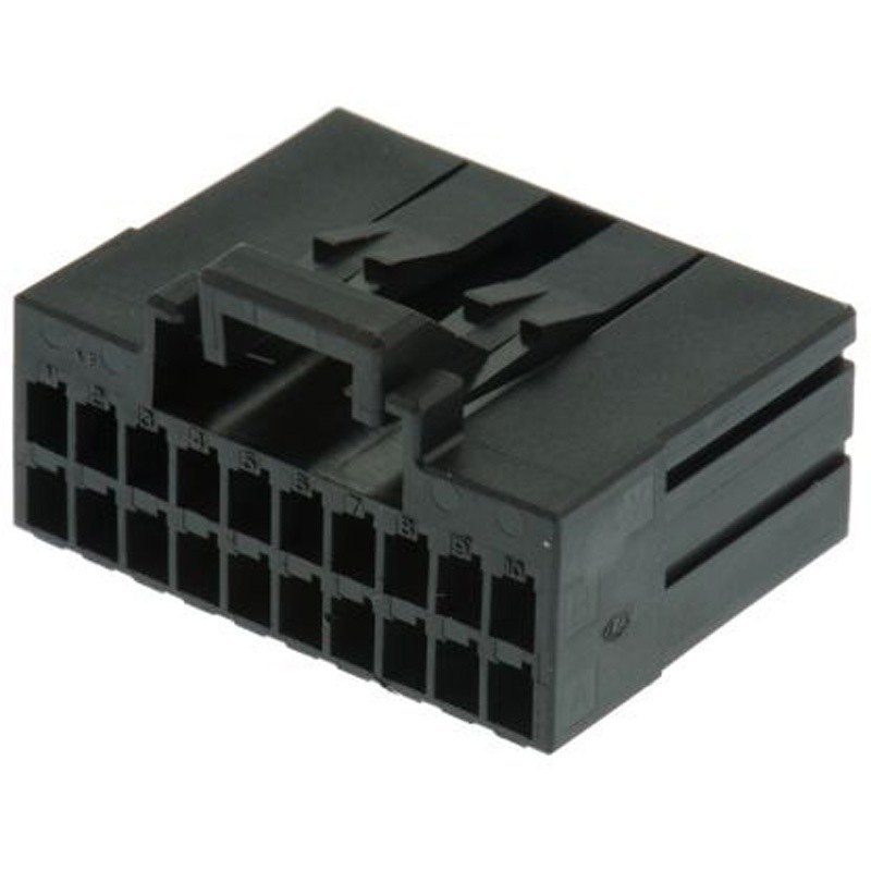 1-1318118-9 TE Connectivity コネクタハウジング 20極 ピッチ：2.5mm 2列 1-1318118-9 TE Connectivity Japan(旧:TYCOELECTRONICS(タイコエレクトロニクス)) ケーブルマウント メス ストレート