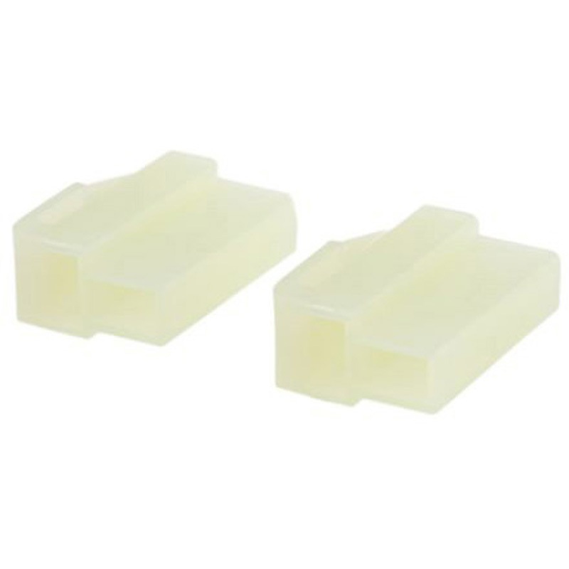 172130-1 TE Connectivity コネクタハウジング 2極， AMP 250， ナチュラル 172130-1 TE Connectivity Japan(旧:TYCOELECTRONICS(タイコエレクトロニクス)) プラグ 材質ナイロン66 長さ22.9mm 1袋(100個)