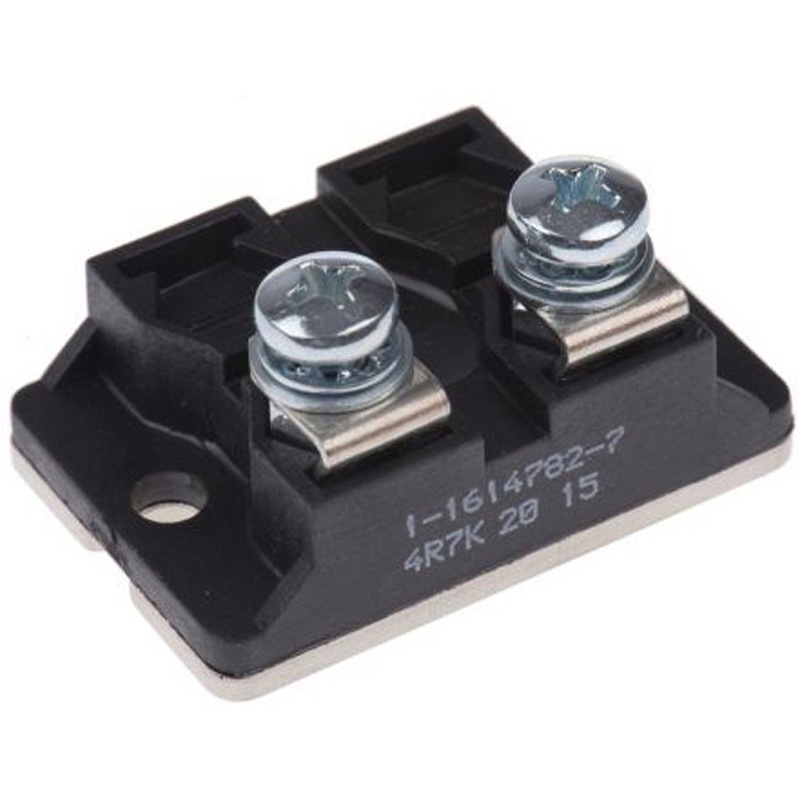BDS2A1004R7K TE Connectivity シャーシ取り付け抵抗器，100W，4.7Ω，±10% TE Connectivity Japan(旧:TYCOELECTRONICS(タイコエレクトロニクス)) 平面 厚膜 最小温度係数(ppm/℃)-150