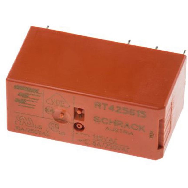 9-1393243-2 TE Connectivity パワーリレー 115V ac， 2c接点 基板実装タイプ TE Connectivity Japan(旧:TYCOELECTRONICS(タイコエレクトロニクス)) 最小動作温度-40℃ スイッチング電流8A コイル抵抗8100Ω 長さ29mm 1箱(20個) 9-1393243-2