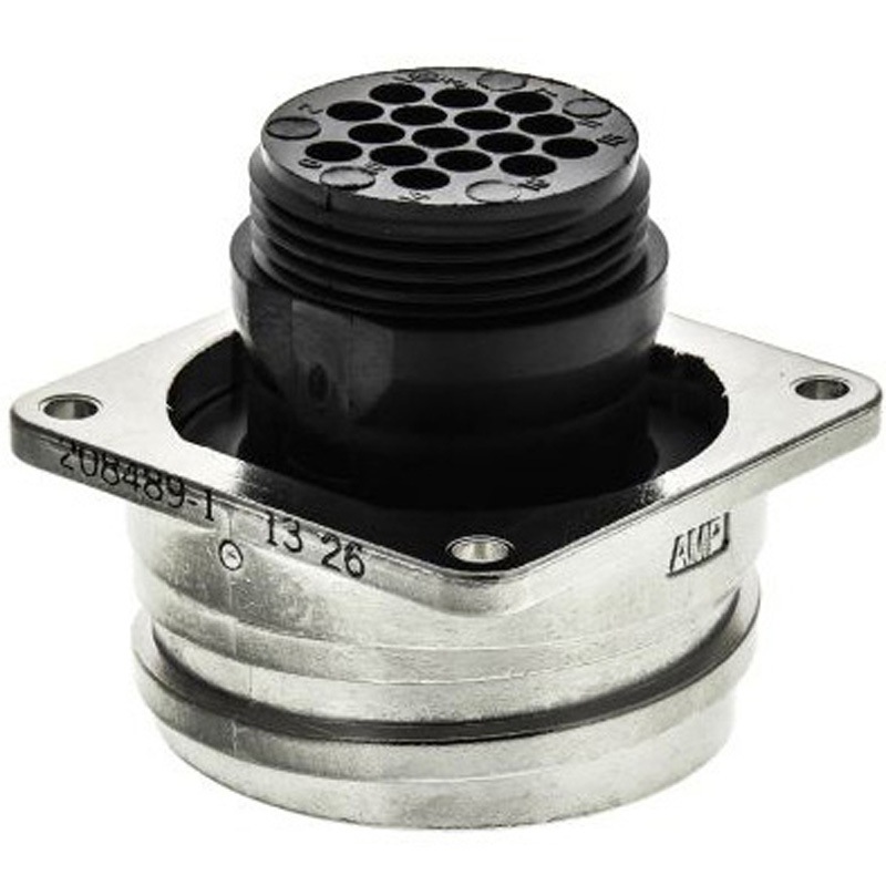 208489-1 TE Connectivity 丸型コネクタ， 16極， パネルマウント， 208489-1 TE Connectivity Japan(旧:TYCOELECTRONICS(タイコエレクトロニクス)) 圧着型 ソケット ストレート