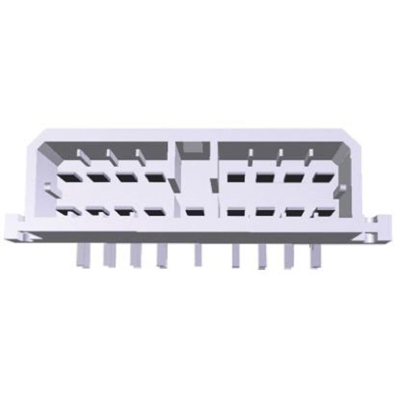 171366-1 TE Connectivity 基板接続用ソケット 17 極 2 列 スルーホール実装 TE Connectivity Japan(旧:TYCOELECTRONICS(タイコエレクトロニクス)) シリーズMulti-Interlock はんだ