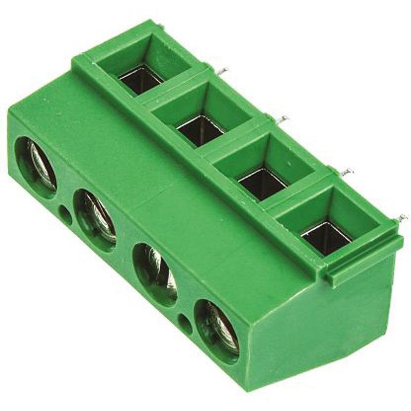 282837-4 TE Connectivity 基板用端子台， Buchananシリーズ， 5.08mmピッチ ， 1列， 4極， 緑 TE Connectivity Japan(旧:TYCOELECTRONICS(タイコエレクトロニクス)) オス スルーホール実装 スクリュー