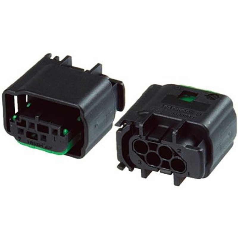 1-967640-1 TE Connectivity 自動車用コネクタ 4極 メス 車載用コネクタハウジング， 1-967640-1 TE Connectivity Japan(旧:TYCOELECTRONICS(タイコエレクトロニクス)) シリーズMicro Quadlok System 黒色 行数2 高さ23.2mm 1袋(1700個)