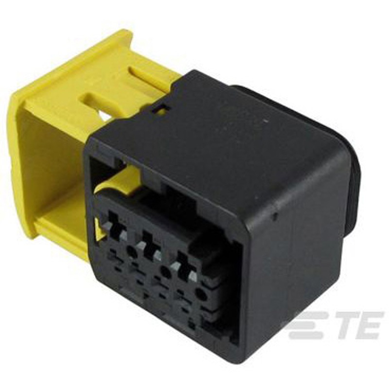 1-1418480-1 TE Connectivity 自動車用コネクタ 7極 メス レセプタクルハウジング， 1-1418480-1 TE Connectivity Japan(旧:TYCOELECTRONICS(タイコエレクトロニクス)) シリーズHDSCS 定格電流20 ， 40A 黒色 高さ25.7mm 1袋(380個)
