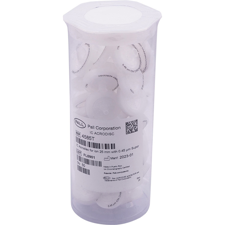 PALL 日本ポール 滅菌シリンジフィルター スーポア R アクロディスク φ25mm／0.45μm 4614 (1-8463-05) 滅菌シリンジフィルター(スーポアアクロディスク) PALL(ポール