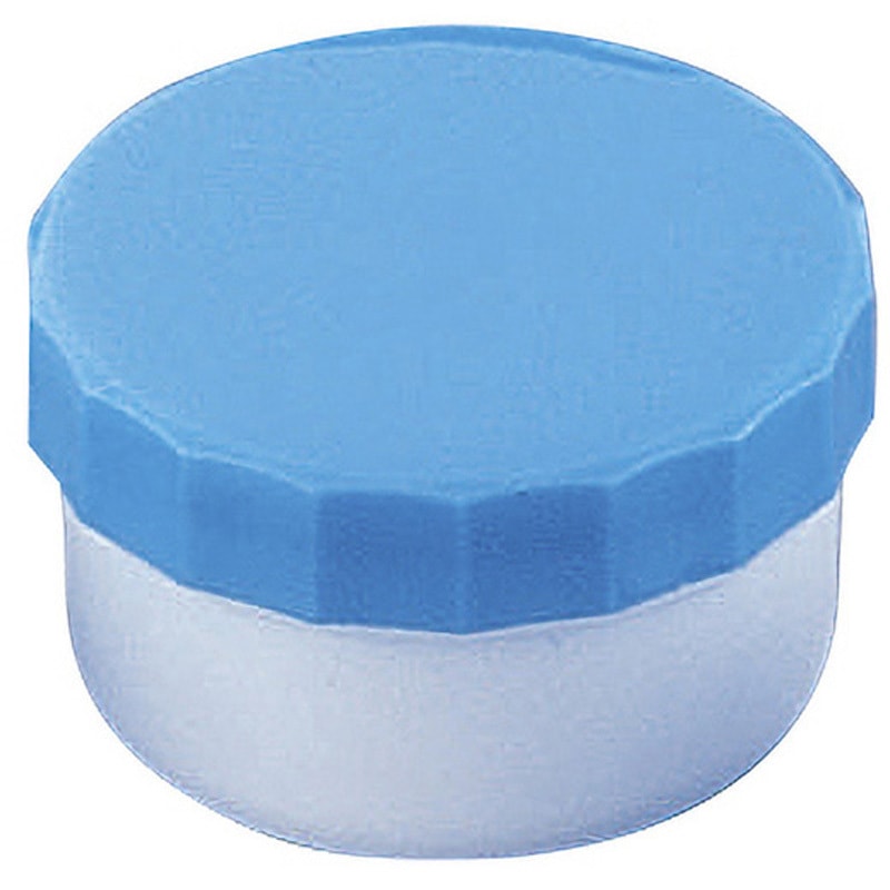 20 プラ軟こう壺(深型) 1箱100個入 青 EOG滅菌済 アズワン 22mL 【通販