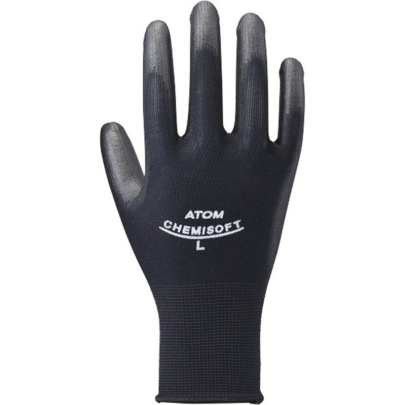 (まとめ) アトム 純綿すべり止め手袋アトムターボ 黒 5双組 M 〔×10セット〕 ☆148-5pアトムターボ黒 ５双組紫外線を通しにくく汚れ