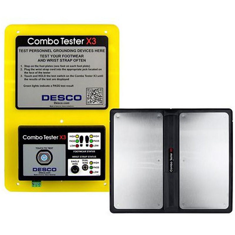 19270 リストストラップ&シューズチェッカー DESCO 寸法288×197×37mm