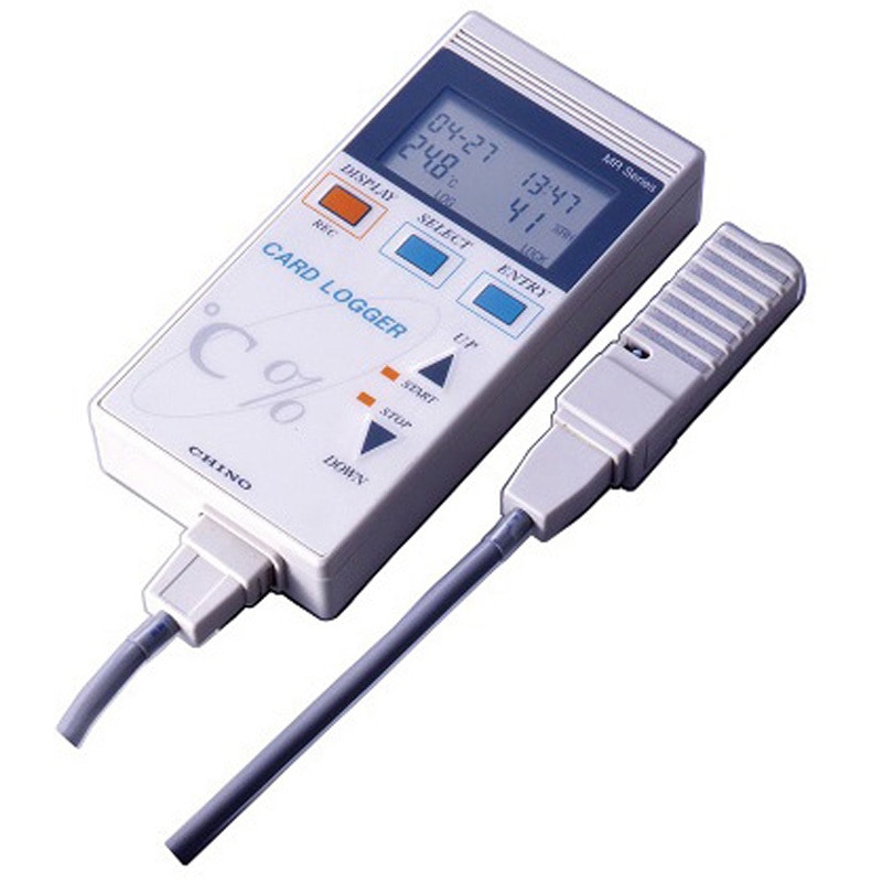 MR6662-010 温湿度カードロガー CHINO(チノー) 温度測定範囲-30～60℃
