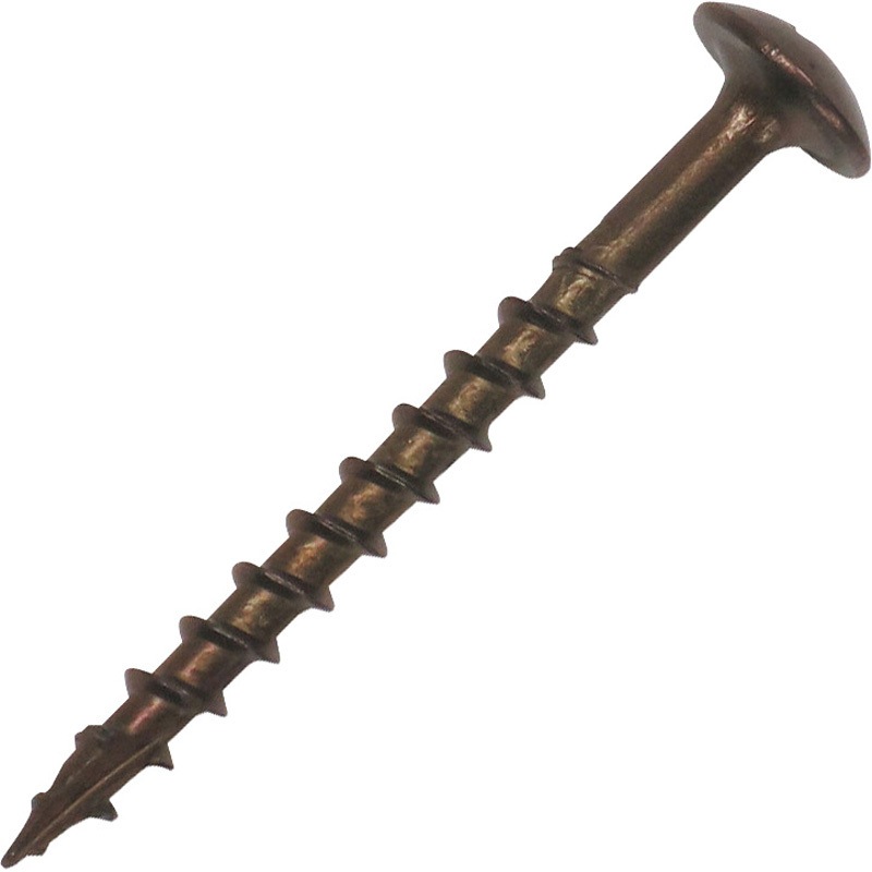 47896 ステンレス ブロンズ 樋受金具専用ビス(パワートイラー) ダイドーハント(旧:大同製鋲所) 全長45mm頭部径8mm 1箱(300本)