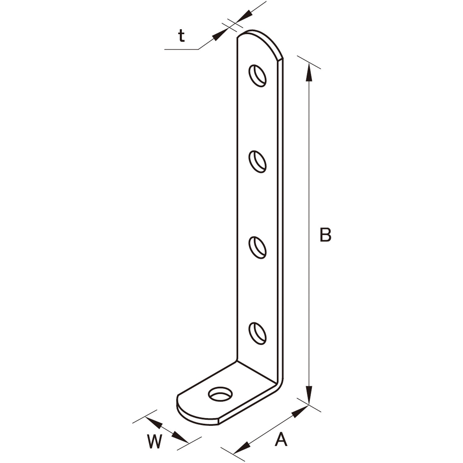 63388 ザ・ステー 黒 L型 1セット(1個×5個) ダイドーハント(旧