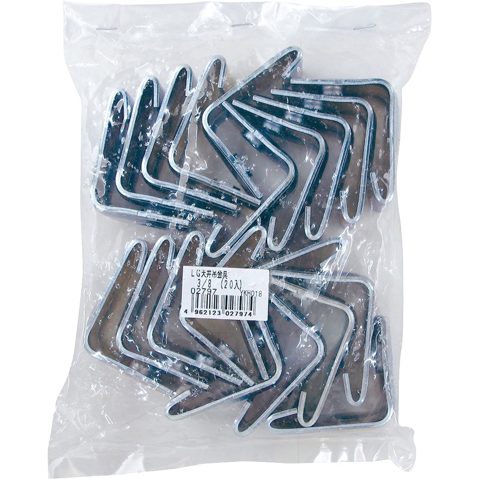 10102797 LG天井吊金具 (C型鋼) 1パック(20本) ダイドーハント