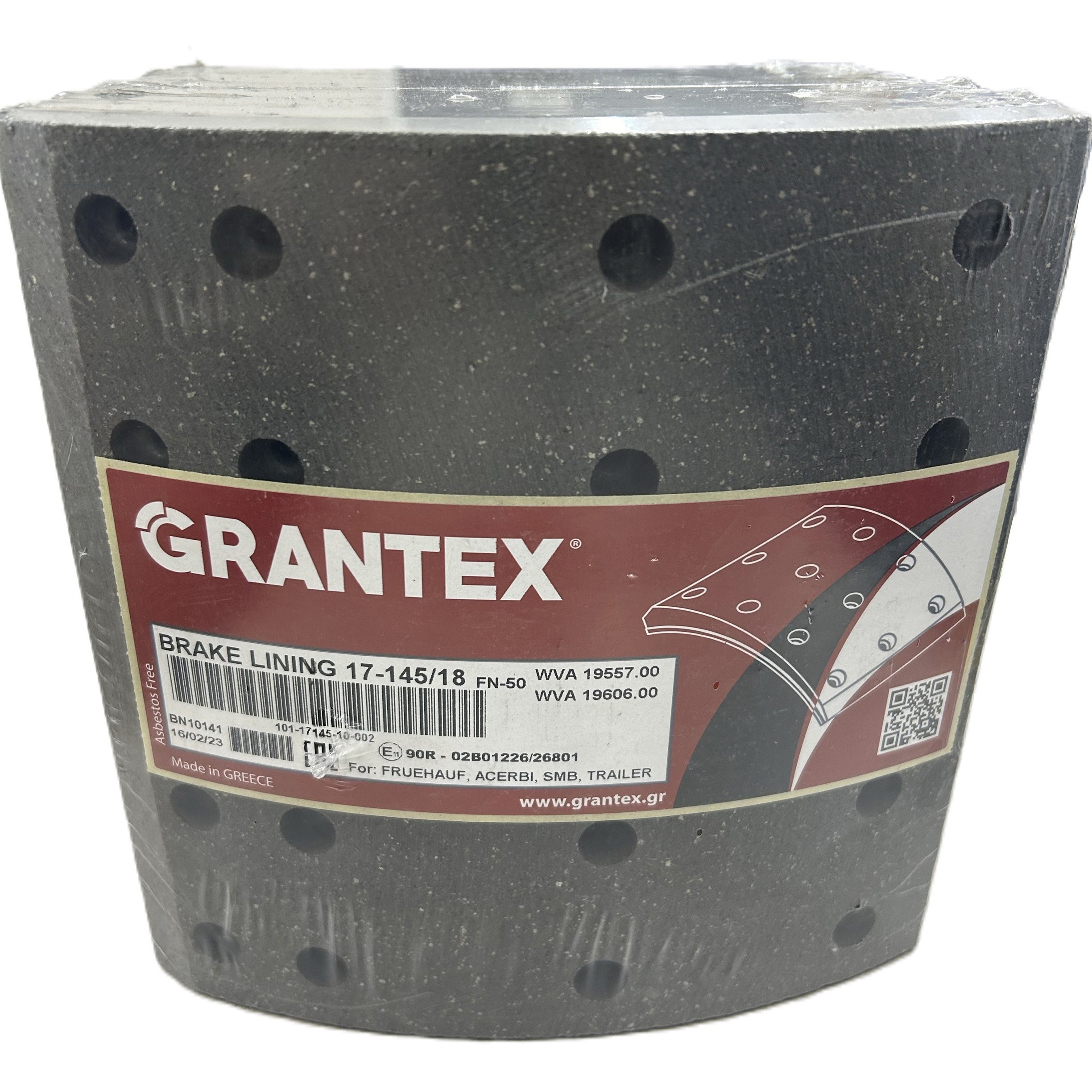 07SMB20BL/GT トレーラー用ブレーキライニング GRANTEX SMB20