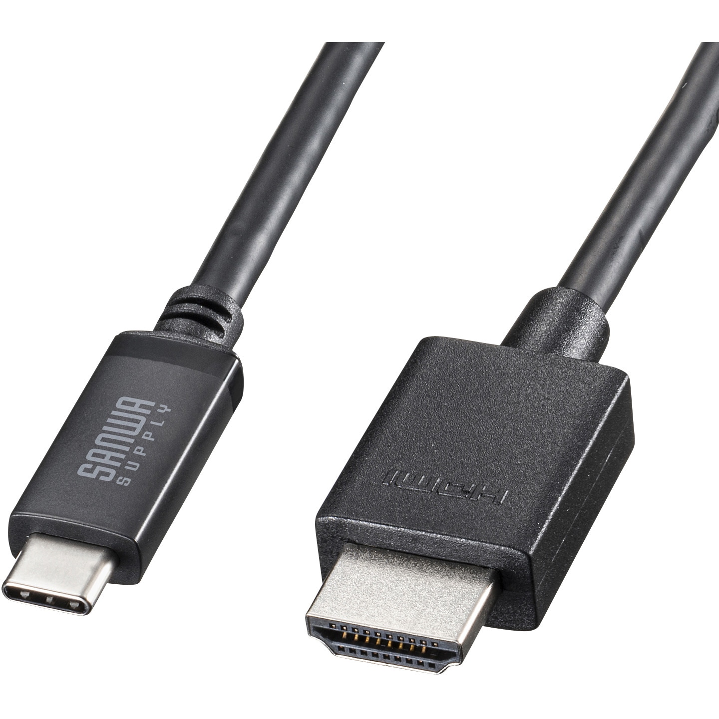 KC-ALCHD8K50 変換ケーブル_USB TypeC-HDMI サンワサプライ ブラック色