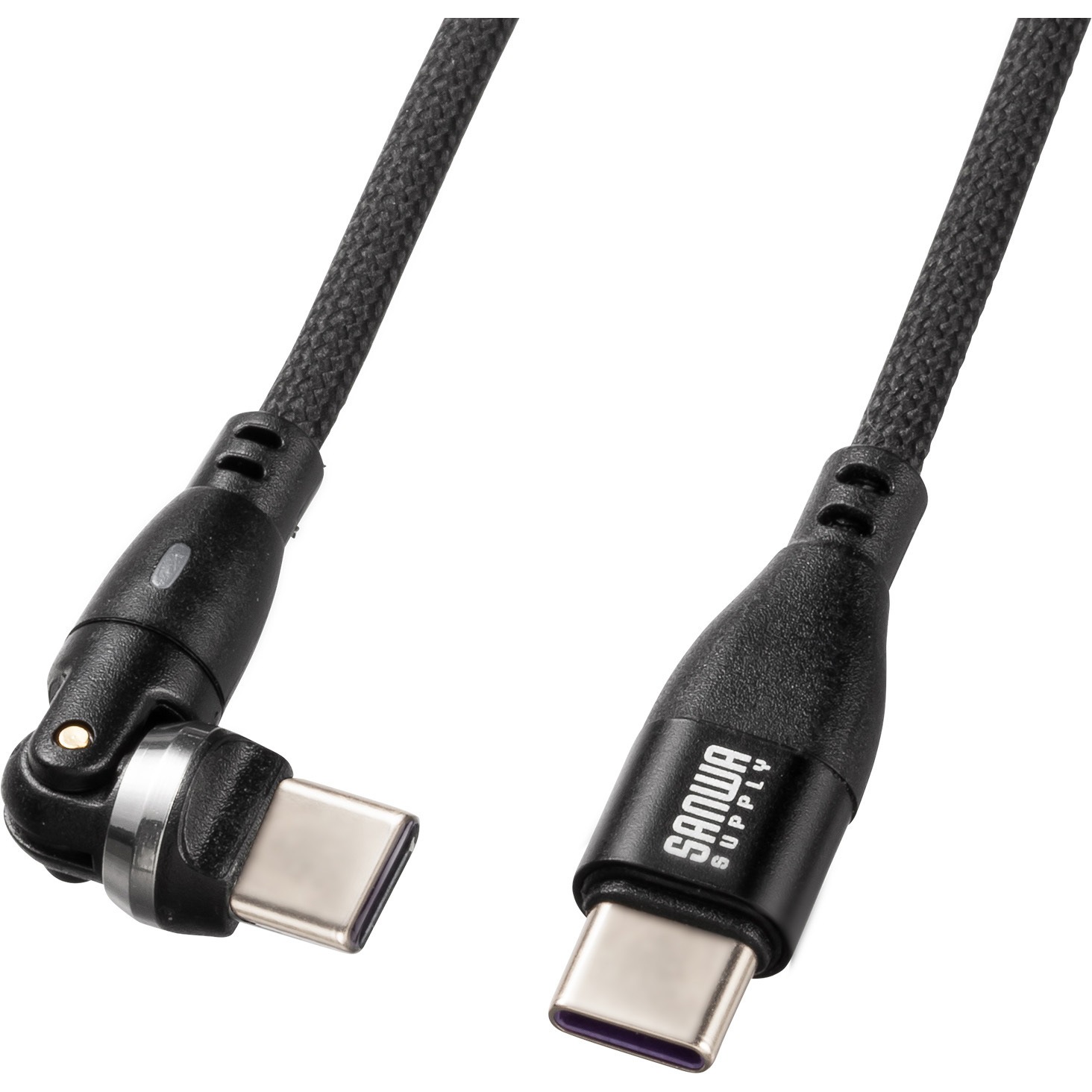 KU-CCP100KA18BK USBTypeCケーブル_USB2.0_回転 サンワサプライ