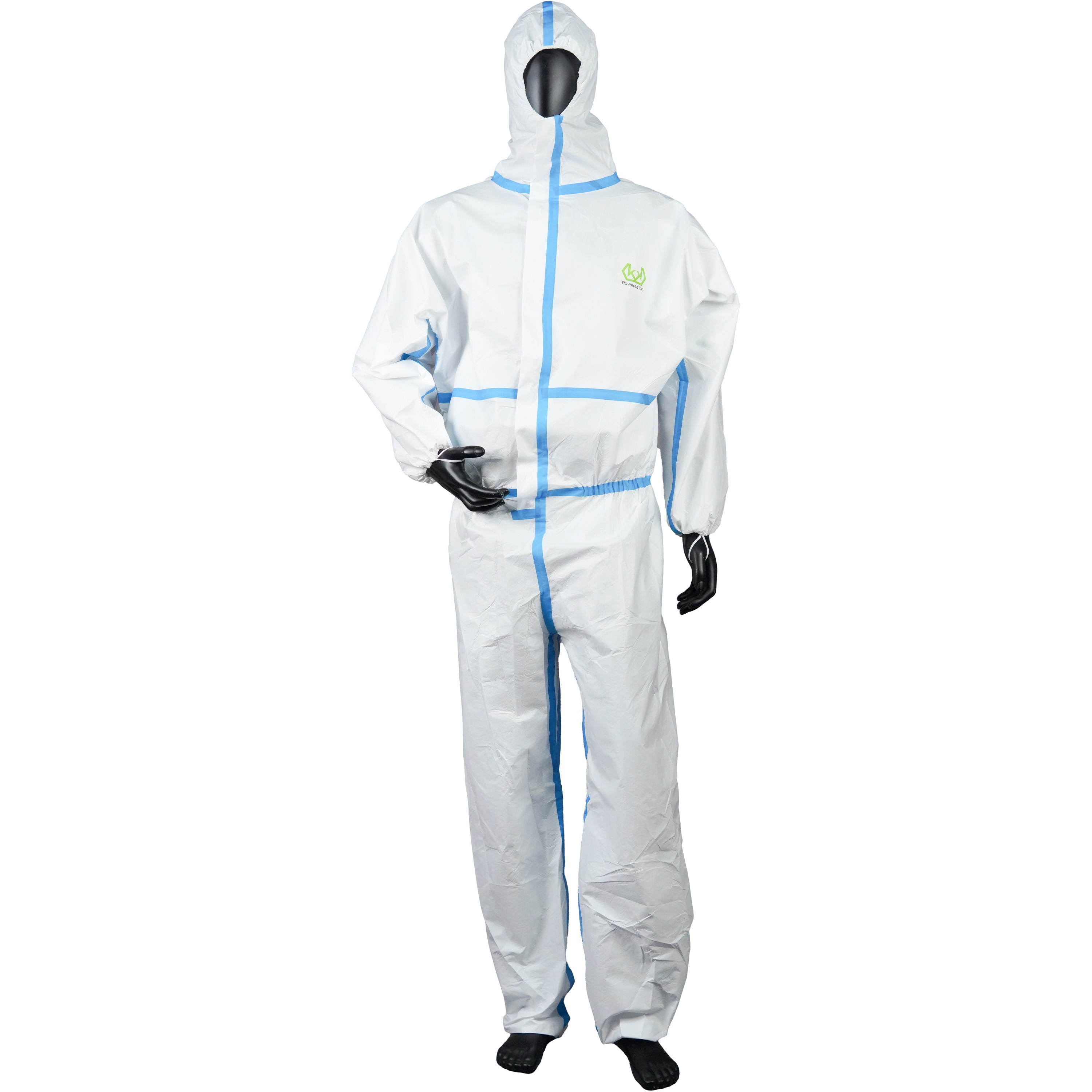 038-100083-00 化学防護服K3000 つなぎ 川本産業 2XLサイズ 1箱(50着) 038-100083-00