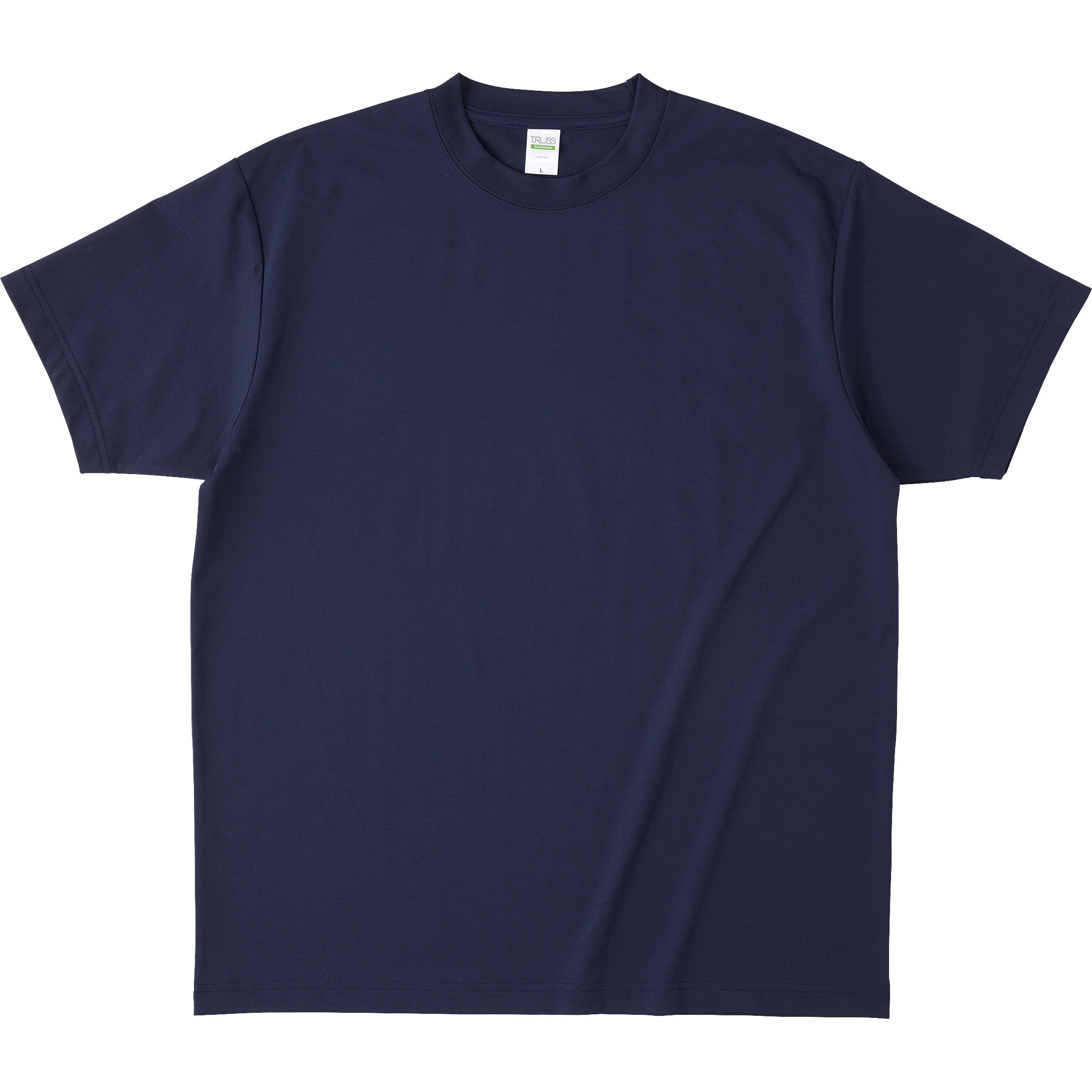 RPT923-NVY-L コットンライクドライTシャツ(リサイクルポリ50