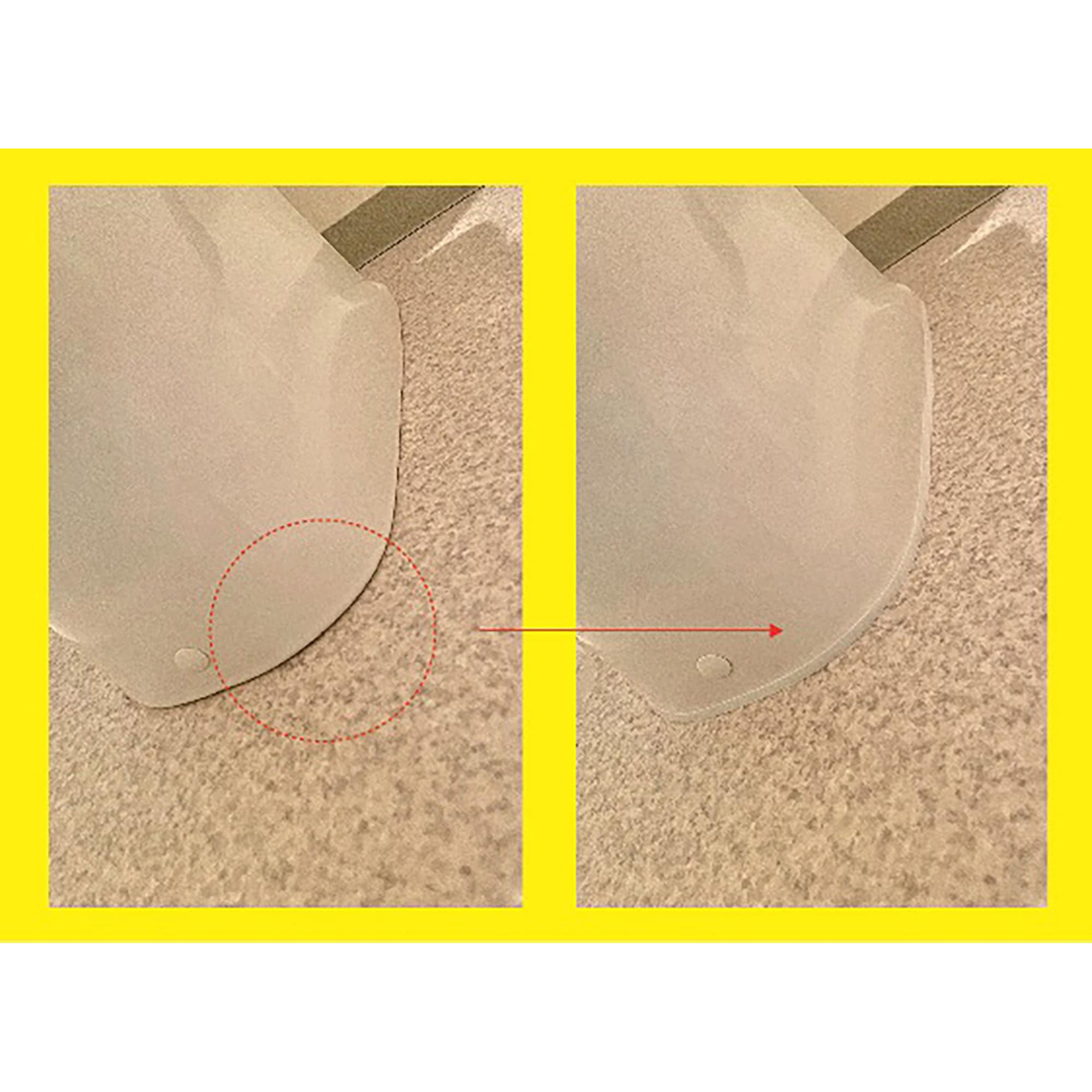 NO1839 粘着付軟質隙間カバー 光モール 白色 長さ2m 1個 NO1839