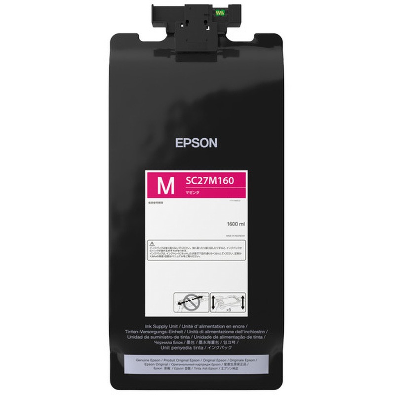 SC27M160 エプソン SC27M160 インクパック/マゼンタ(1600ml) EPSON 適合機種SC-T7750DL