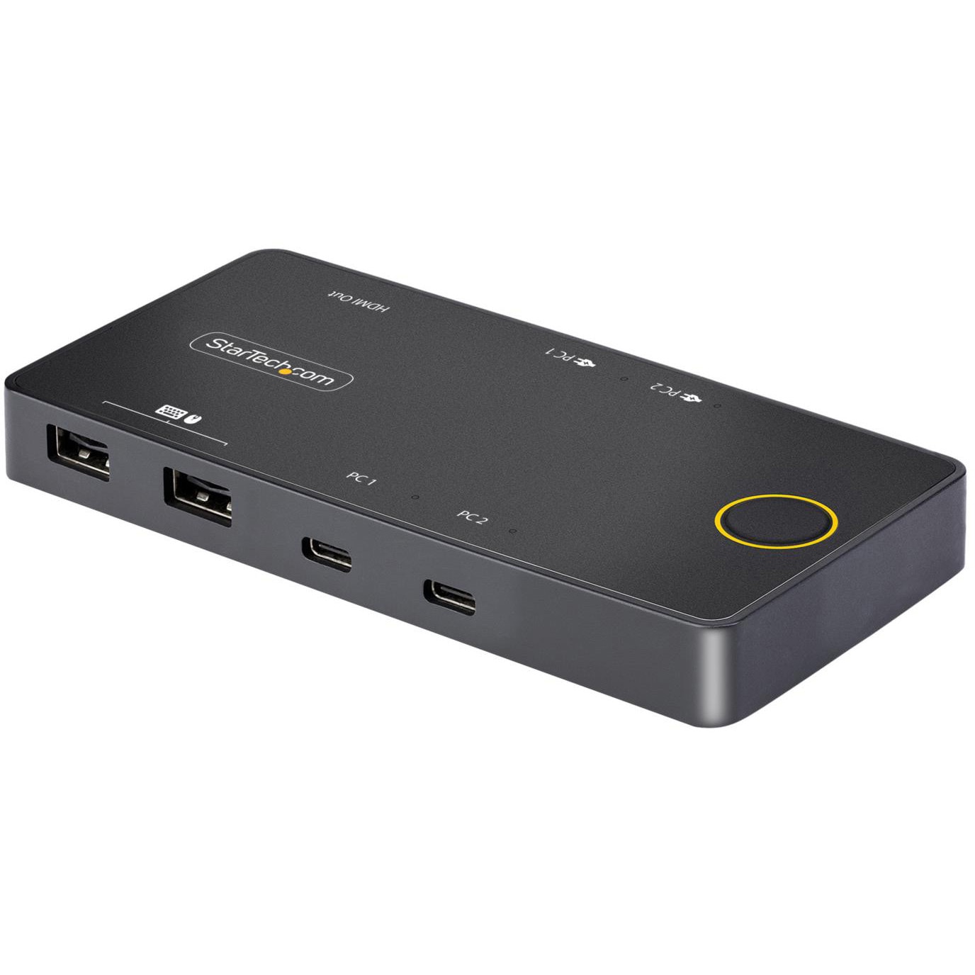 StarTech 2ポート KVM切替器 USB3.0 DP KVMスイッチ C2-H46-UC2-PD-KVM KVMスイッチ/2ポート/USB-C接続/シングル