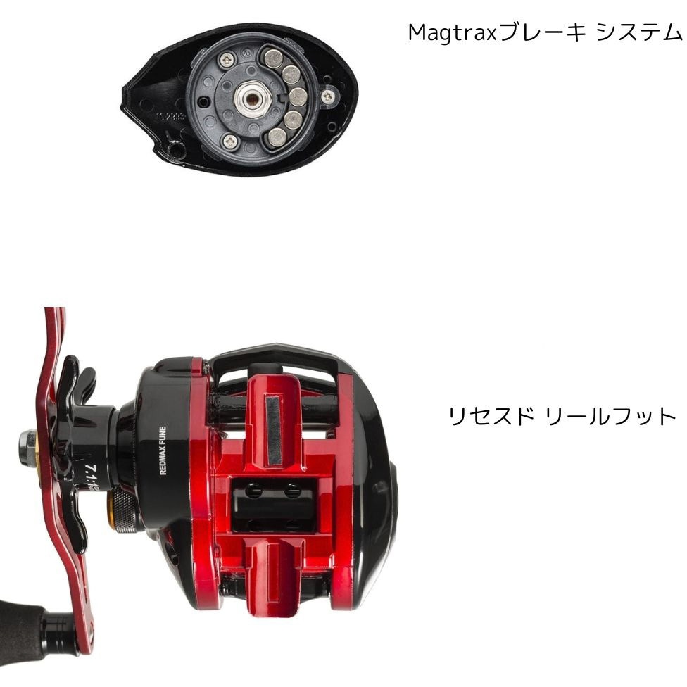 L(左) RED MAX船 3 AbuGarcia(アブガルシア) 自重222g - 【通販