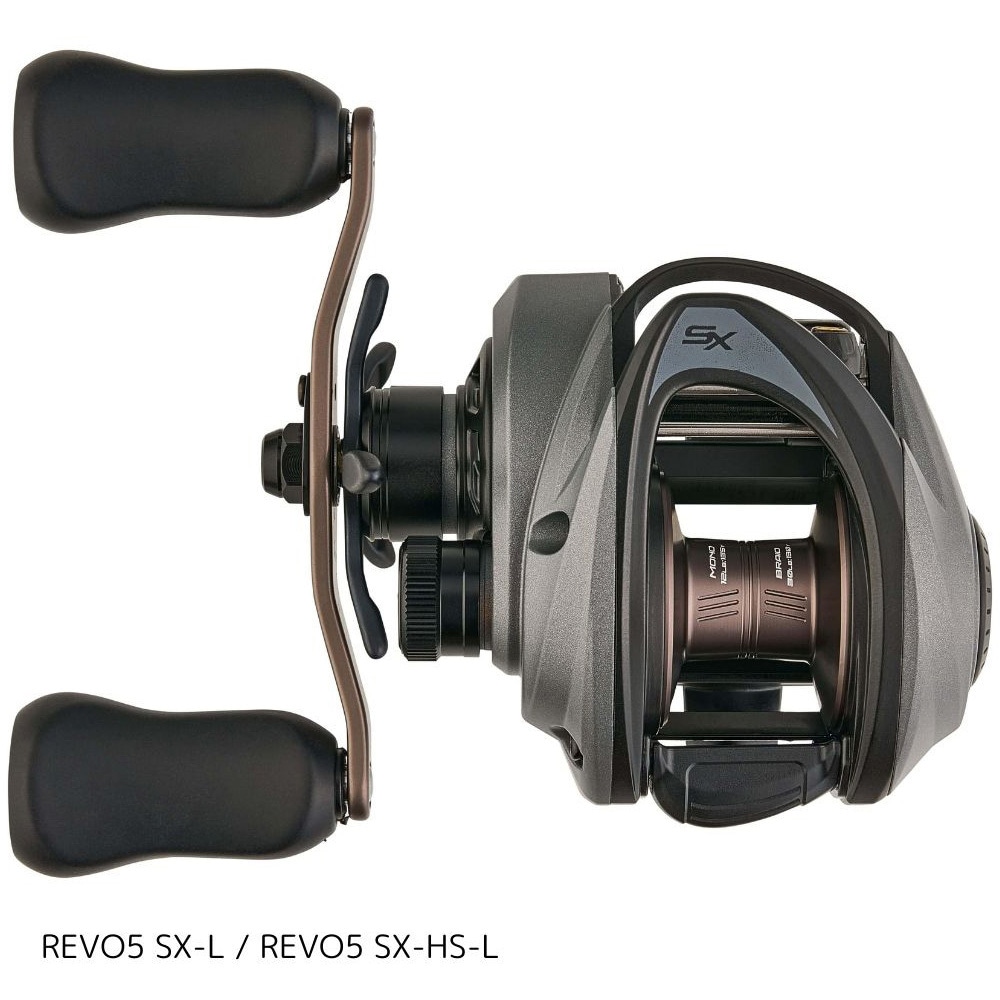 アブガルシア　REVO ELITE5-L カーボンハンドル付き HS-L(左) REVO5 SX AbuGarcia(アブガルシア) 自重212g ハンドル長さ