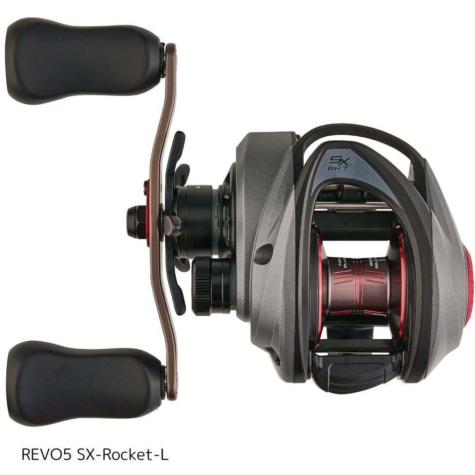 L(左) REVO5 SX-Rocket AbuGarcia(アブガルシア) 自重223g ハンドル長