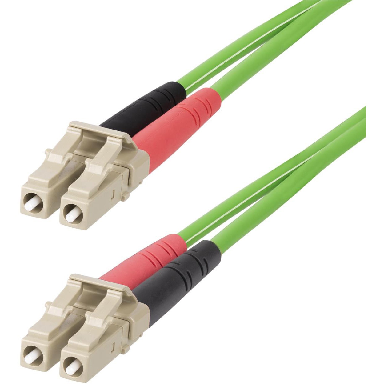 LCLCL-25M-OM5-FIBER 光ファイバーケーブル/UPCコネクター/ネットワーク通信用 オプティカル パッチコード StarTech.com LC グリーン色 芯数2 25m   LCLCL-25M-OM5-FIBER