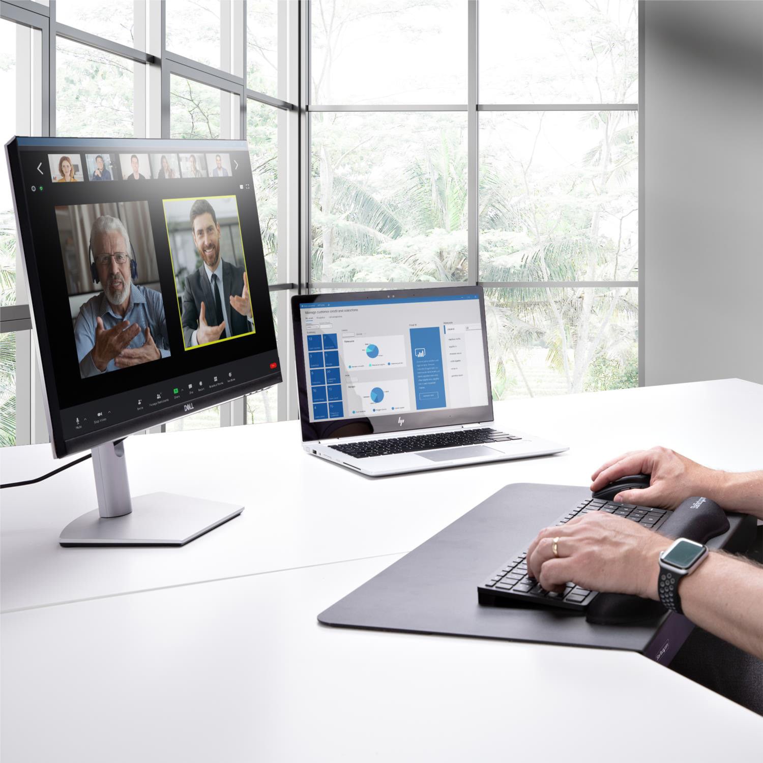 DSKCRNRSLV デスクエクステンダー/クランプ固定/幅63.5 x 奥行33.2cm