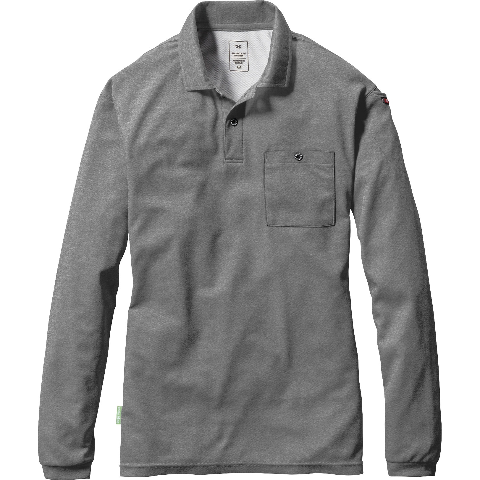 165 長袖ポロシャツ バートル バーク色 サイズXL - 【通販モノタロウ】