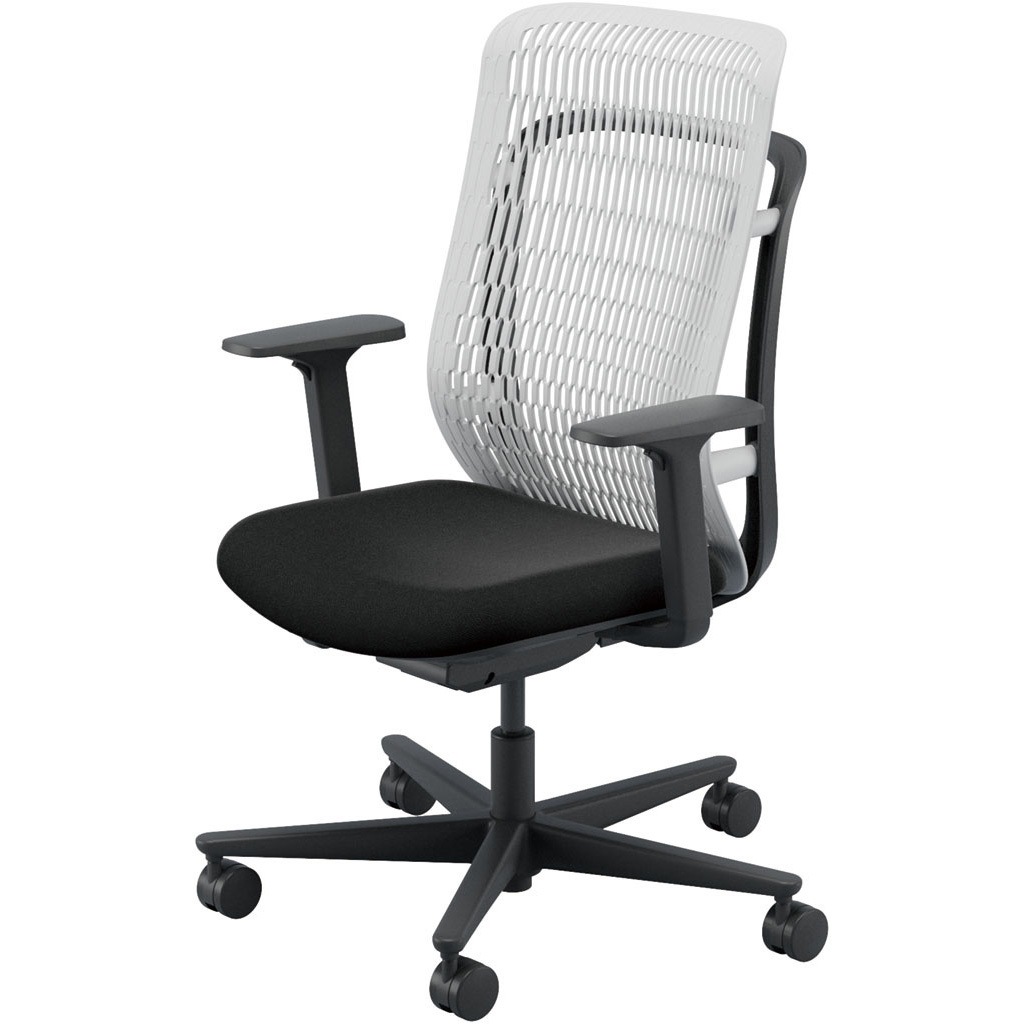 5-372-331A AJCHAIR2(AJチェア2) アジャスタブル肘 内田洋行 ハイバック ナイロンキャスター   5-372-331A