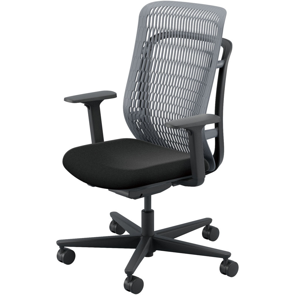 5-372-231A AJCHAIR2(AJチェア2) アジャスタブル肘 内田洋行 ハイバック ナイロンキャスター   5-372-231A