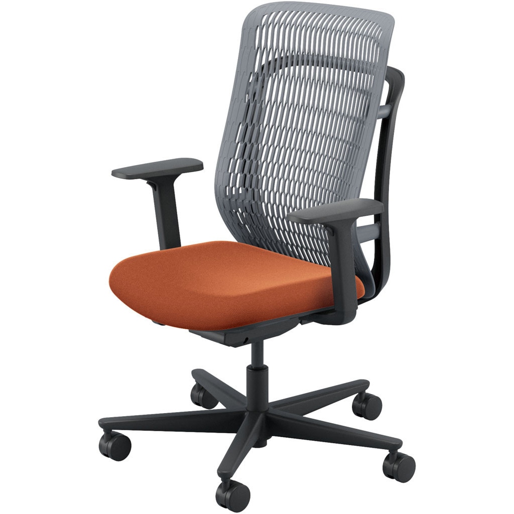 5-372-233D AJCHAIR2(AJチェア2) アジャスタブル肘 内田洋行 ハイバック ウレタンキャスター   5-372-233D