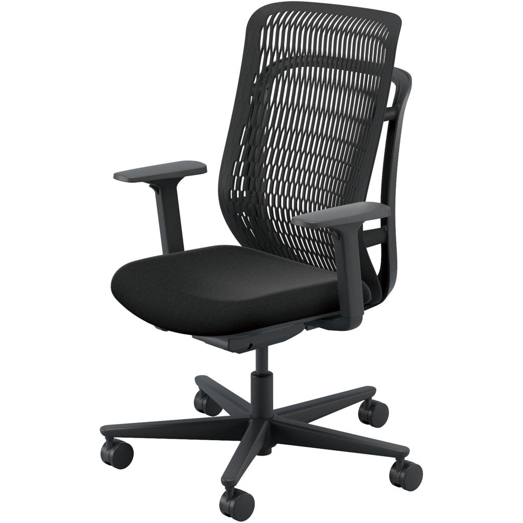 5-372-131A AJCHAIR2(AJチェア2) アジャスタブル肘 内田洋行 ハイバック ナイロンキャスター   5-372-131A