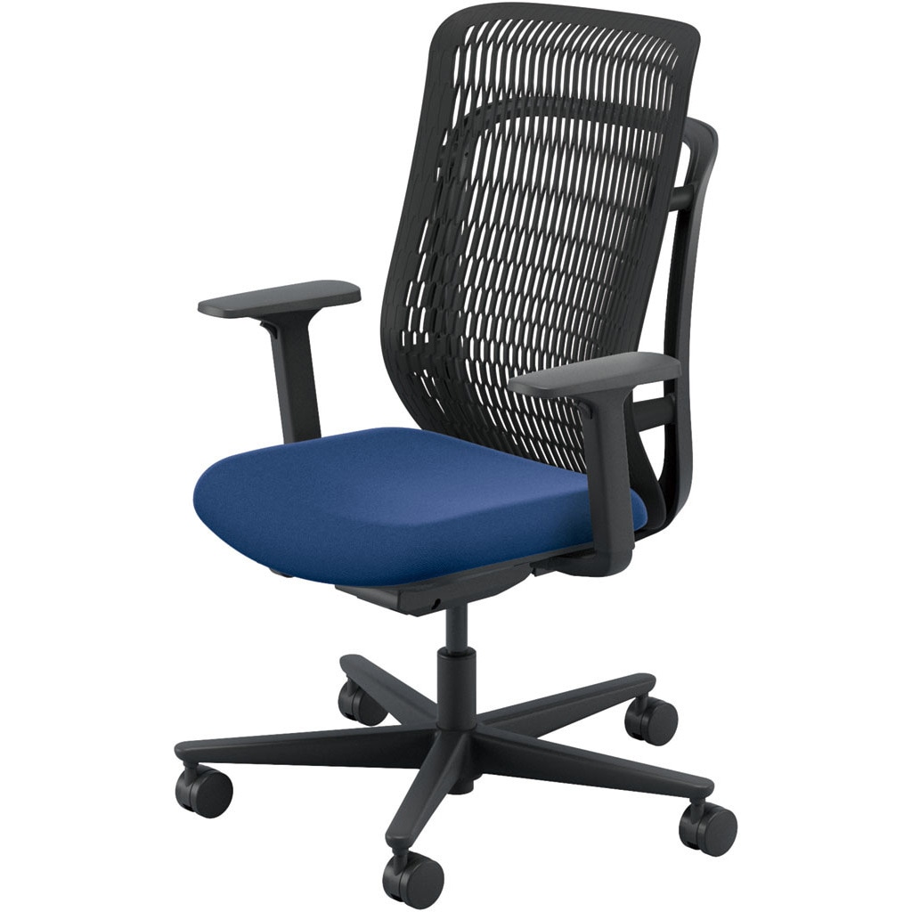 5-372-131E AJCHAIR2(AJチェア2) アジャスタブル肘 内田洋行 ハイバック ナイロンキャスター   5-372-131E