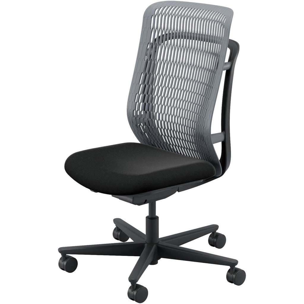 5-372-201A AJCHAIR2(AJチェア2) 肘なし 内田洋行 ハイバック ナイロンキャスター   5-372-201A