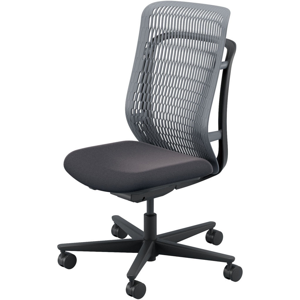 5-372-201B AJCHAIR2(AJチェア2) 肘なし 内田洋行 ハイバック ナイロンキャスター   5-372-201B